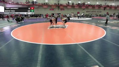 125 lbs Cons. Round 2 - Benito Tinaj, Albion vs Joey Sikorsky, North Central