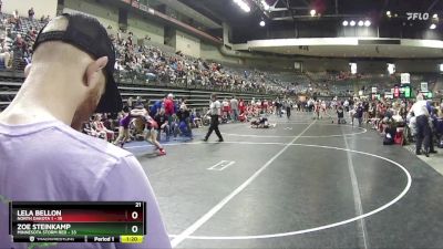 113 lbs Round 1 (6 Team) - Lela Bellon, North Dakota 1 vs Zoe Steinkamp, Minnesota Storm Red