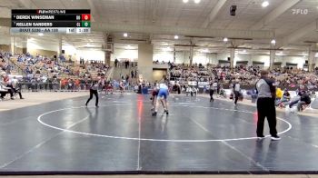 AA 138 lbs Semifinal - Derek Winseman, Dobyns Bennett High School vs Kellen Sanders, Cleveland High School