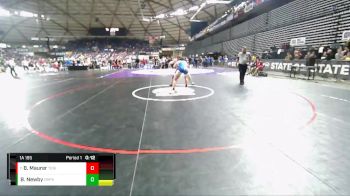 1A 195 lbs Cons. Round 2 - Brock Maurer, Tenino vs Bryon Newby, Deer Park