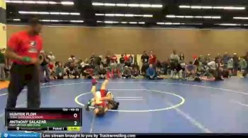 49 lbs Semifinal - Hunter Flom, Texas Takedown Academy vs Anthony Salazar, High Ground Wrestling