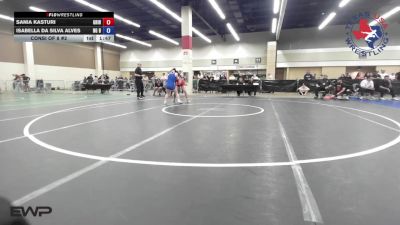 130 lbs Consi Of 8 #2 - Sania Kasturi, Grind House Wrestling Academy vs Isabella Da Silva Alves, NG Bombers Wrestling Club