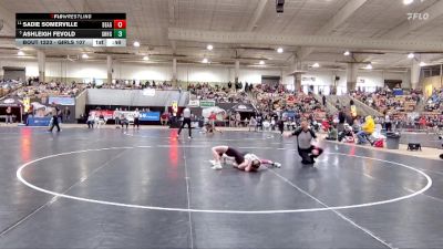 Girls 107 lbs Cons. Round 2 - Sadie Somerville, Bearden High School vs Ashleigh Fevold, Green Hill High School