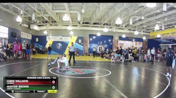 132 lbs Champ. Round 3 - Chris Williams, Camden vs Hunter Brown, Liberty County