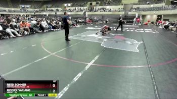 127 lbs Round 2 (4 Team) - Reed Sommer, Kenyon/Wanamingo vs Riddick Variano, Hersey