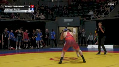 74 kg 5th Place Match - Brennan Laplante-Brady, Lakehead WC vs Nicholas Hooper, Dinos WC