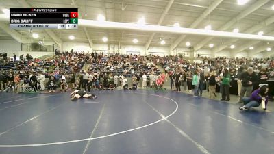138B lbs Champ. Rd Of 32 - David Hicken, Weber vs Brig Baliff, Lone Peak