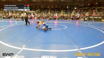 67 lbs Quarterfinal - Audie Spradling, F-5 Grappling vs Theodore Folkens, Maverick