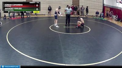 113 lbs Cons. Round 3 - Anthony Esoldo, Shadow Ridge vs Adrian Camarena, Eldorado