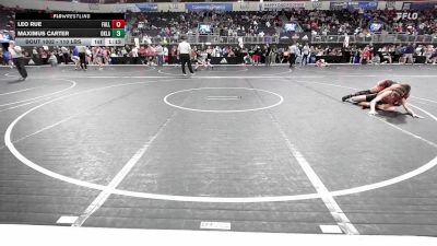 110 lbs Quarterfinal - Leo Rue, Falls City Wrestling Club vs Maximus Carter, Oklahoma Phantom