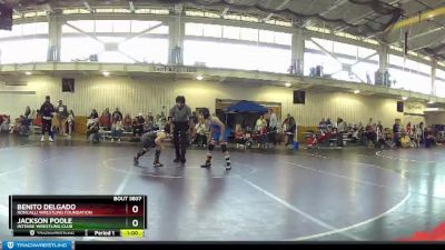 93 lbs Cons. Round 4 - Jackson Poole, Intense Wrestling Club vs Benito Delgado, Roncalli Wrestling Foundation