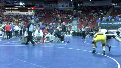 3A-175 lbs Champ. Round 1 - Grant Gammell, Waukee vs Grant Touney, Dowling Catholic