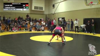 95 lbs Champ. Round 2 - Jacob Her, Red Star Wrestling Academy vs Carson Wyatt, Dethrone