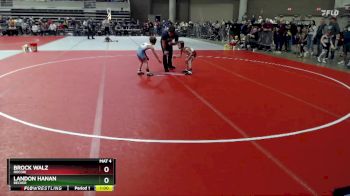 55 lbs Cons. Round 1 - Brock Walz, Rocori vs Landon Hanan, Becker