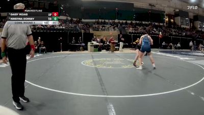 145 lbs Cons. Round 3 - Kristina Dorsey, Tuscarora vs Daisy Rojas, La Plata