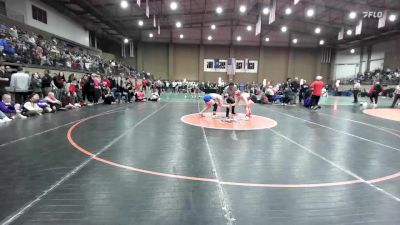 140 lbs 1st Place Match - Ariel Biggs, Fort Osage vs Kaylee James, Carthage