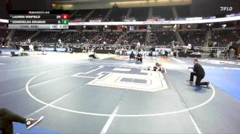 165 lbs Cons. Semi - Lauren Winfield, Springville-6 vs Esmerelda Braman, Hadley Luzerne-2