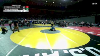 4A/3A/2A/1A Girls 140 Champ. Round 1 - Chloe Comerford, North Marion Girls vs Journey Cavan-Harris, Heppner Girls