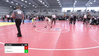 106 lbs Semifinal - Brandon Cynar, VA vs Christopher Swann, GA