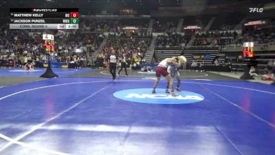 197 lbs Cons. Round 3 - Matthew Kelly, Rhode Island Col. vs Jackson Punzel, Wheaton (IL)