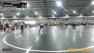 135 lbs Consi Of 32 #2 - Tucker Layne, Lions Wrestling Academy vs Amir Abu Hallawah, UP Outlaw Wrestling Club