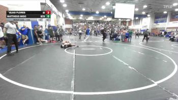 126 lbs Cons. Round 1 - Elias Flores, Northview vs Mattheus Miso, Western