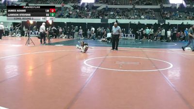 Rookie K-2 44 Cons. Round 2 - James Adams, Twisted Joker Wrestling vs Lawson Stevens, Bull Island Grappling