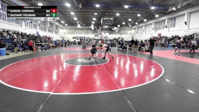 165 lbs Round Of 32 - Samuel Carreno, Shelton vs Zachary Feldman, Wilton
