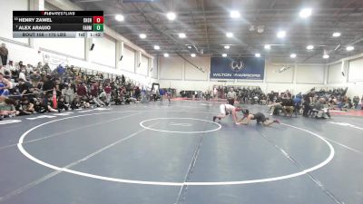 175 lbs Round Of 16 - Henry Zawel, Cheshire vs Alex Araujo, Farmington