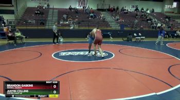 215 lbs Round 3 - Justin Collins, Center Point HS vs Brandon Gaskins, Russell County