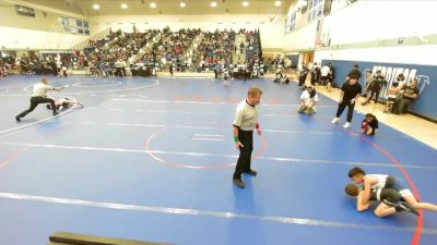63 lbs Cons. Round 4 - Rex Hilgenberg, Rough House vs Ozzie Moreno, SO CAL HAMMERS