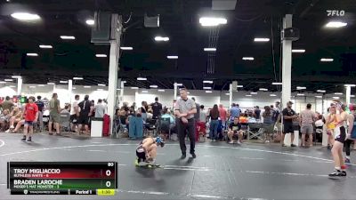 80 lbs Round 1 (4 Team) - Troy Migliaccio, Ruthless White vs Braden LaRoche, Moser`s Mat Monster