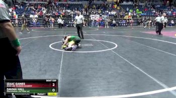 126 lbs Quarterfinal - Davian Hall, Englewood Live Wire WC vs Izaac Gaines, Blue Line Training Academy