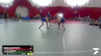 165 lbs Round 1 (16 Team) - Tyler Hawken, West Bend East vs Toren Vandenbush, Random Lake