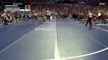 2A-106 lbs Champ. Round 2 - Weston Drahos, Williamsburg vs Anderson Osgood, Solon
