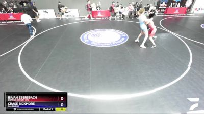 144 lbs 7th Place Match - Isaiah Ebersbach, Orange County RTC vs Chase Bickmore, California