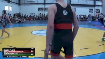 106 lbs Round 1 (4 Team) - Carter Wilson, NORTH CAROLINA WRESTLING FACTORY - RED vs Levi Ikenberry, BLACKHAWK WC