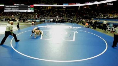 I-124 lbs Cons. Round 2 - Jake Strianese, Oceanside vs Kasey Kalfass, Cicero North Syracuse