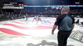 Cons. Round 2 - Mason Mathis, Brookings vs Brayden Collins, Rapid City Stevens