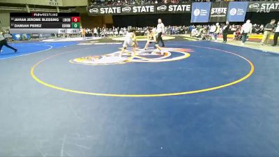 Boys 3A 144 lbs Cons. Round 4 - Damian Perez, Evergreen (Vancouver) vs Javian Jerome Blessing, Lincoln (Tacoma)