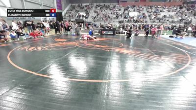 49 kg Cons. Sub-rd Of 16 - Sora Mae Bukoski, The Grange vs Elizabeth Menke, 308 Wrestling Academy