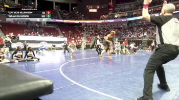 2A-175 lbs Quarterfinal - Zayvion Ellington, Sergeant Bluff-Luton vs Braylen Bieber, Independence