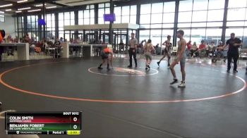 J-4 lbs Quarterfinal - Benjamin Fobert, Big Game Wrestling Club vs Colin Smith, Hammerin Hawks