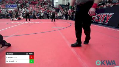 73 lbs Quarterfinal - Jaxx Pauley, Grover Rains Wrestling Club vs Waylon Rowell, Elgin Wrestling