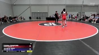 130 lbs Semis & 1st Wrestleback (8 Team) - Iyanna Crawford, North Carolina vs Da`Neya West, Missouri Red