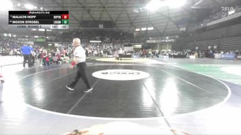 Boys 1B/2B 144 Cons. Round 5 - Moxon Strobel, Liberty (Spangle) vs Malachi Hoff, Davenport