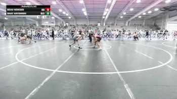 127 lbs Rr Rnd 3 - Beau Heniser, Indiana Outlaws Silver vs Shay Krysinski, Micky's Maniacs White