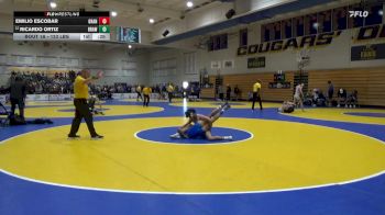 123 lbs Round Of 64 - Emilio Escobar, Granite Hills-El Cajon vs Ricardo Ortiz, Brawley