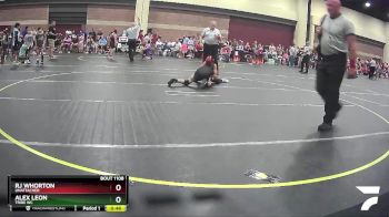 92 lbs Round 1 - Alex Leon, Tribe WC vs Rj Whorton, Unattached