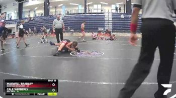 95 lbs Round 5 (6 Team) - Maxwell Bradley, Backyard Brawlers vs Cale Wimberly, Mat Rats